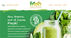 Desktop Screenshot of freshjuicebar.com